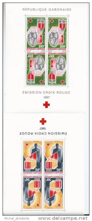 Carnet Croix Rouge, République Gabonaise, 1967 - Croix Rouge