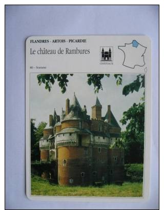 FICHE GEOGRAPHIE  LE CHATEAU DE RAMBURES - Géographie