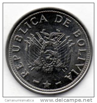 BOLIVIA 50 CENTS BOLIVIANOS 2008 - Bolivie