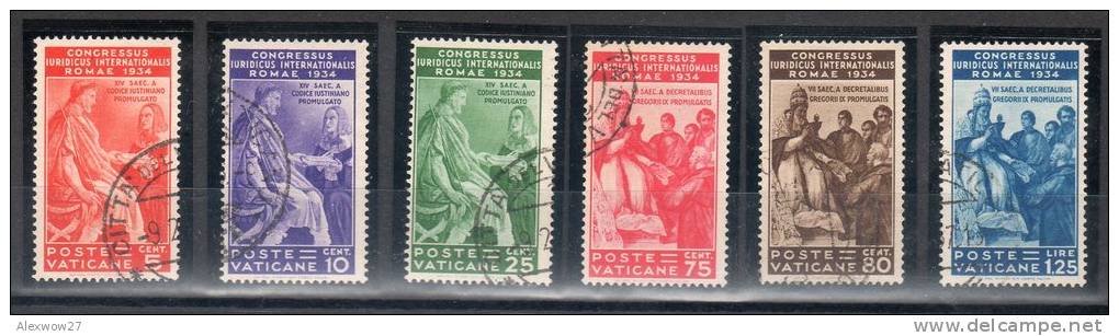 Vaticano / Vatican City  / Vatikan / 1935--Congresso Giuridico --US. / VF - Oblitérés