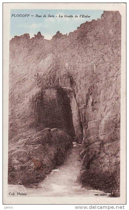 France, Caves,  Finistere, Raz De Sein, La Grotte De L'Enfer, Circule Oui - Ile De Sein