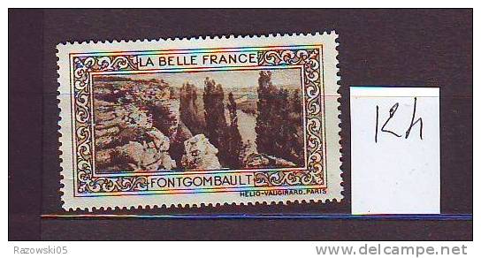 FRANCE. TIMBRE. CINDERELLA. VIGNETTE. BELLE FRANCE. PARIS.............FONTGOM BAULT - Tourisme (Vignettes)