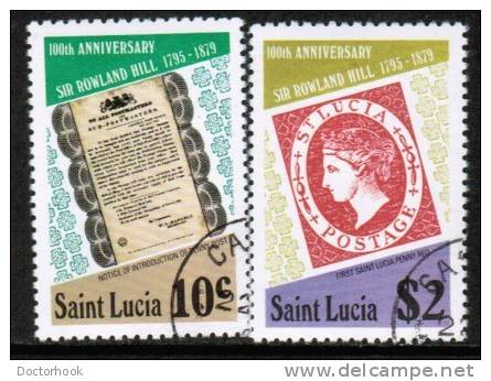 ST.LUCIA   Scott #  478-81  VF USED - St.Lucia (1979-...)