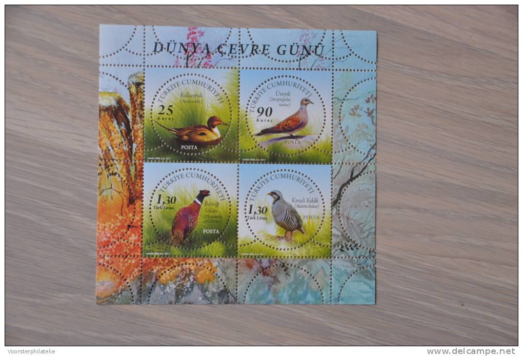 M 19  2012 ++ SHEET BIRDS OISEAU VOGELS MNH POSTFRIS ** - Nuovi