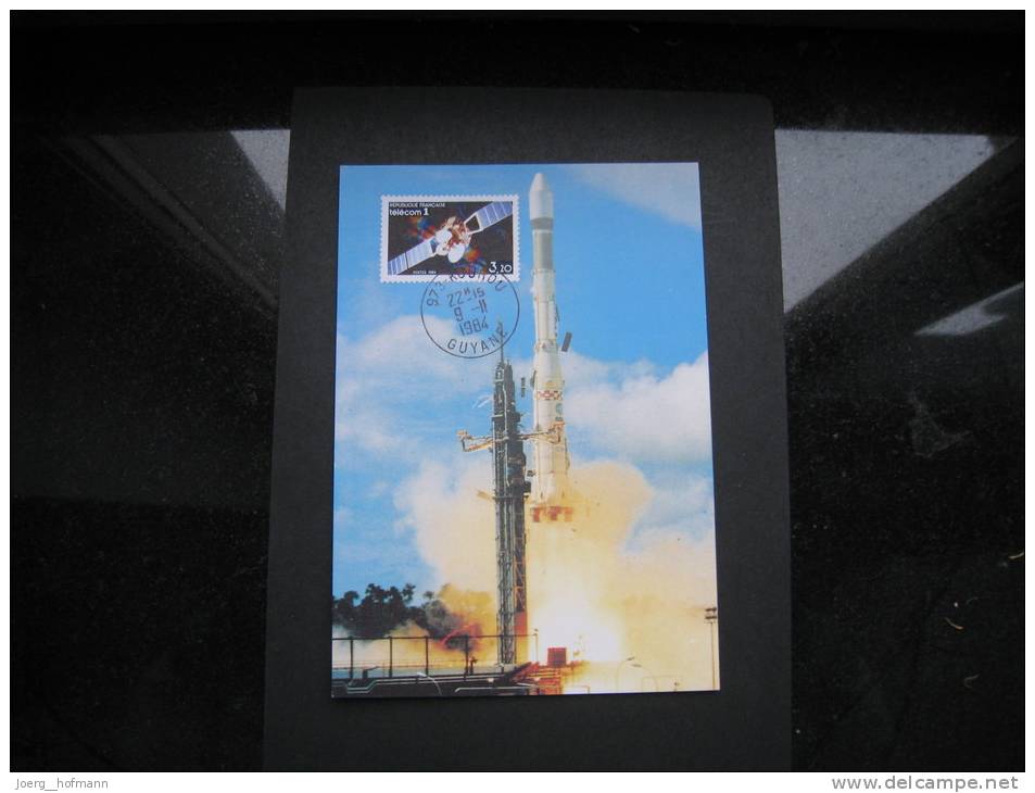 Raumfahrt Space 22.9.1984 Lancement Ariane Kourou Guyane Frankreich ESA Start Weltraum Astronaut - Europe