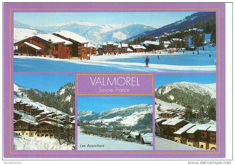 Savoie (73) Valmorel / Hameau Crevecoeur, Les Avanchers, Bourg Morel, Pistes De Beaudin - Neige Hiver - Valmorel