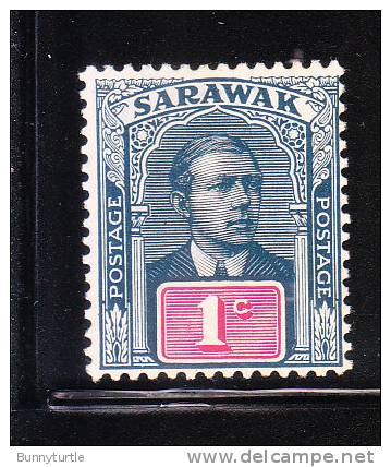 Sarawak 1918-23 Sir Charles Vyner Brooke 1c MLH - Sarawak (...-1963)