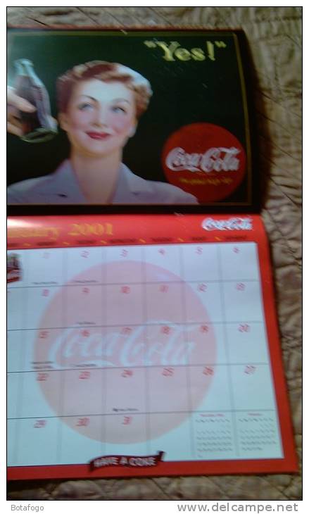 CALENDAR IMAGES FROM THE COCA COLA  AMERICAN ARCHIVES  FOR THE YEAR 2001 - Calendriers