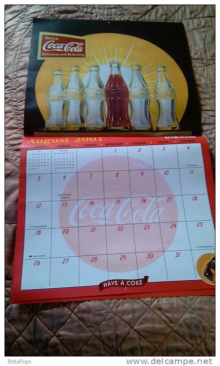 CALENDAR IMAGES FROM THE COCA COLA  AMERICAN ARCHIVES  FOR THE YEAR 2001