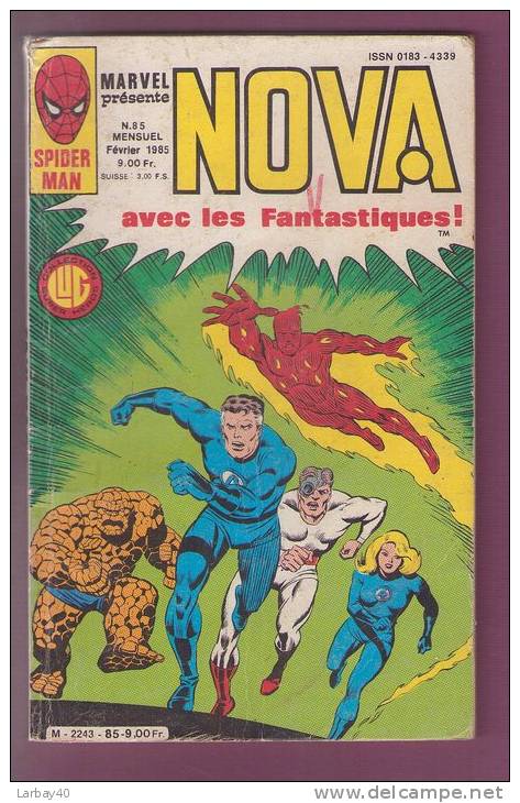 Nova Avec Les Fantastiques - Marvel N° 85 - - Nova