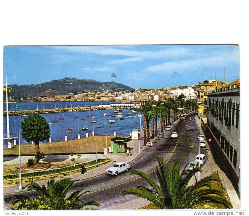 ZS27145 Spain Ceuta Avenida Del General Franco Cars Voitures Used Perfect Shape Back Scan At Request - Ceuta