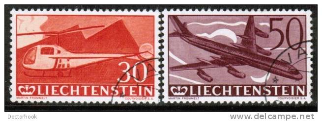 LIECHTENSTEIN   Scott #  C 34-7  VF USED - Air Post