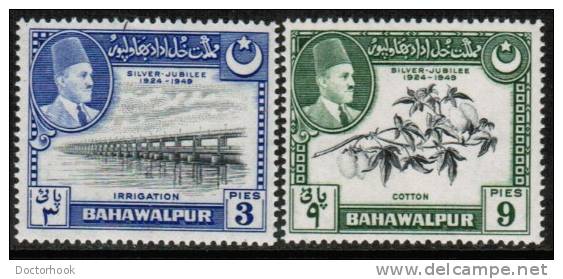 PAKISTAN---Bahawalpur   Scott #  22-5*  VF MINT LH - Pakistán