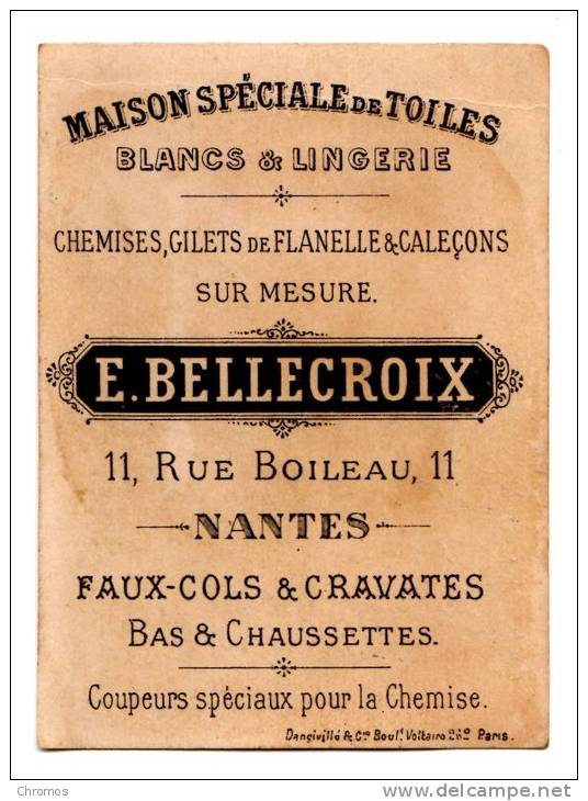 Ancienne Chromo (env. 1878) Imp. Dangivillé, Thème: Grenouille - Otros & Sin Clasificación