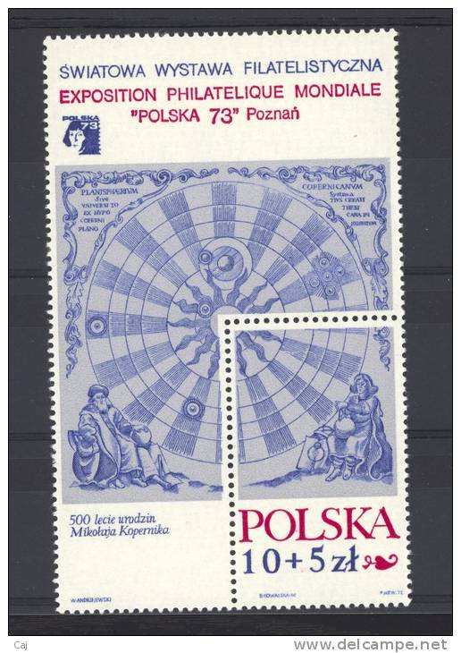Pologne  -  Blocs  -  1973  :  Yv  58  **  Copernic - Blocks & Sheetlets & Panes