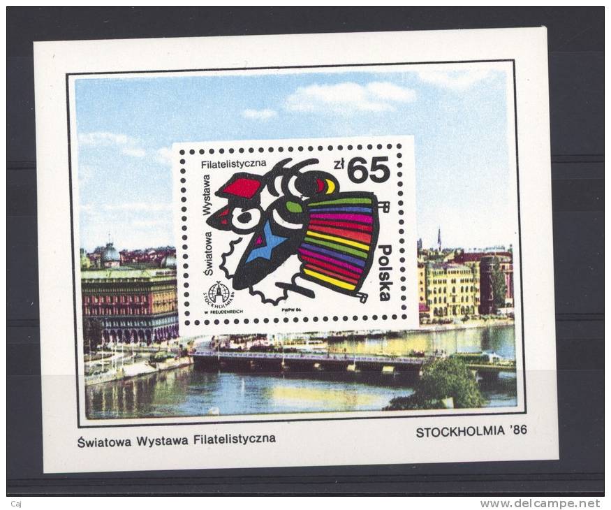 Pologne  -  Blocs  -  1986  :  Yv  110  ** - Blocs & Hojas