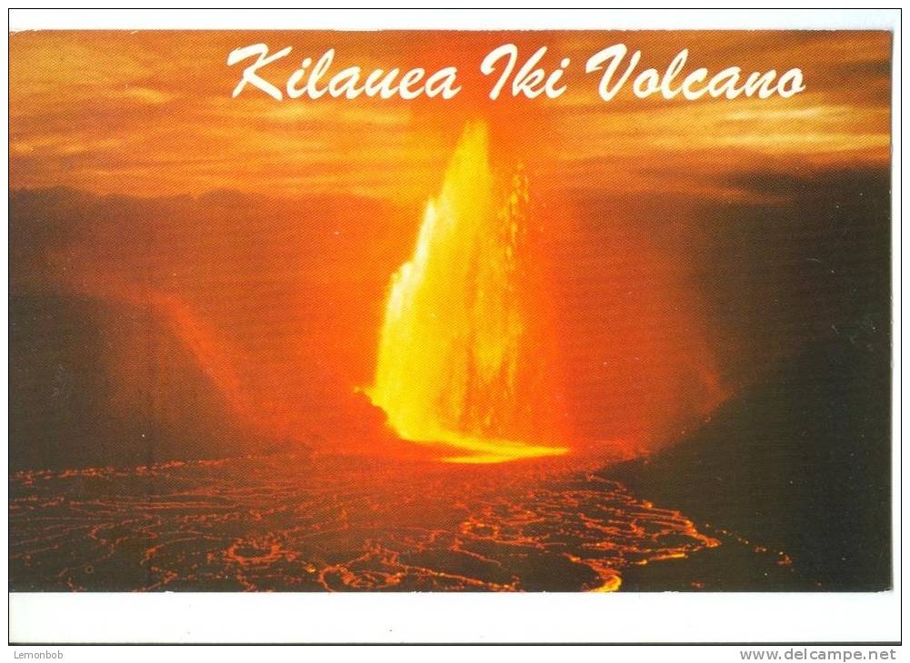 USA, Kilauea Iki Volcano, Hawaii, Unused Postcard [P8797] - Hawaï