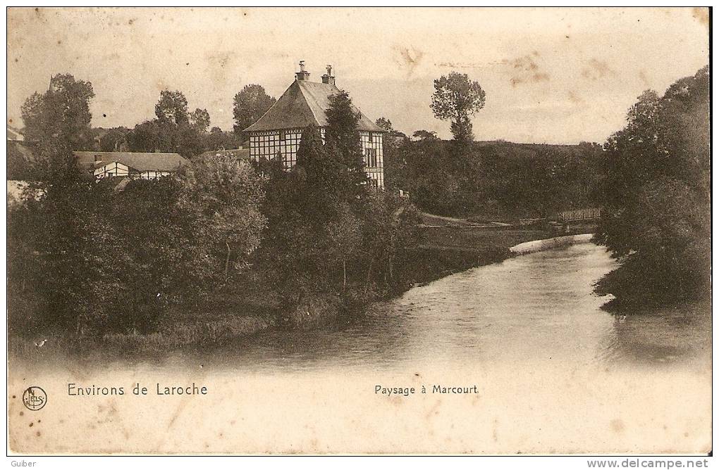 Environs De Laroche Paysage A Marcourt Nels Serie  26 N°244  1910 - La-Roche-en-Ardenne