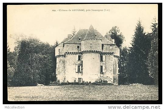 46 SOUSCEYRAC / Château De Grugnac / - Sousceyrac