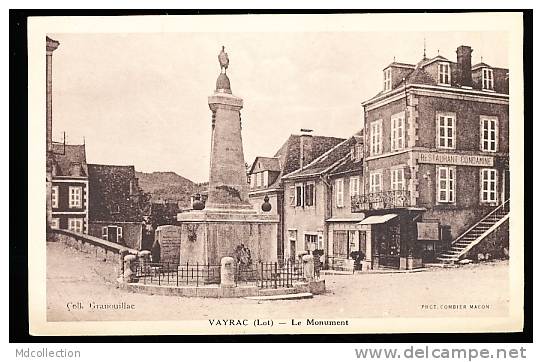 46 VAYRAC / Le Monument / - Vayrac