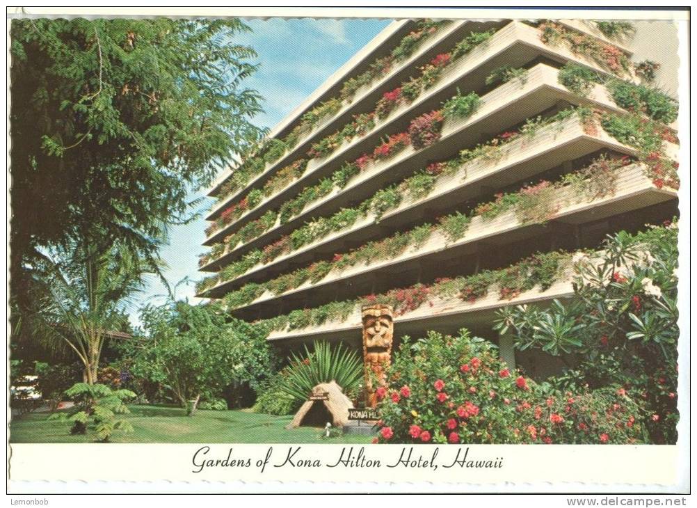 USA, Gardens Of Kona Hilton Hotel, Hawaii, Unused Postcard [P8805] - Big Island Of Hawaii