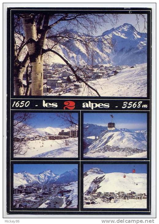 VENOSC--MONT DE LANS--Les 2 ALPES---datée 1986--Divers Aspects De La Station,cpm   N° N234  éd  André - Vénosc