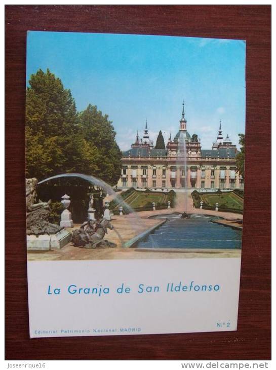 LA GRANJA DE SAN ILDEFONSO. ED. PATRIMONIO NACIONAL N° 2 - Segovia