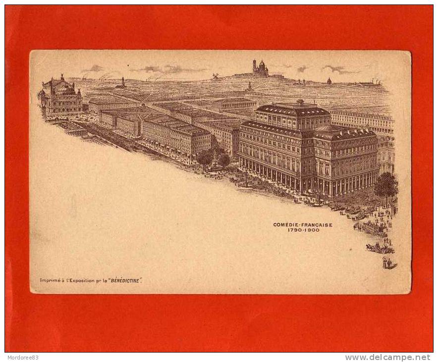 CPA COMEDIE FRANCAISE 1790-1900 LA BENEDICTINE IMPRIME A L EXPOSITION - Other & Unclassified