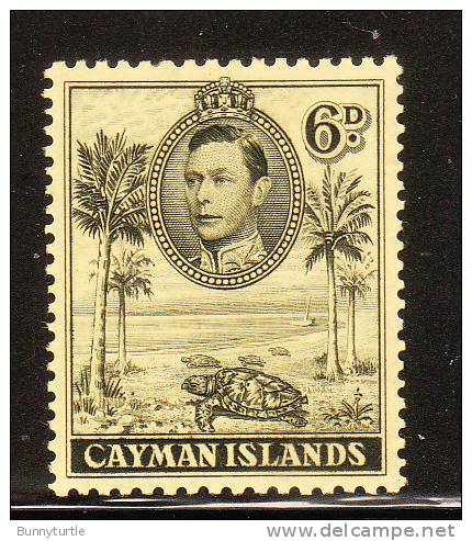 Cayman Islands 1938-43 KG Hawksbill Turtles Mint - Caimán (Islas)