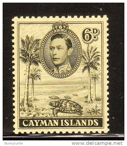 Cayman Islands 1938-43 KG Hawksbill Turtles Mint - Cayman Islands