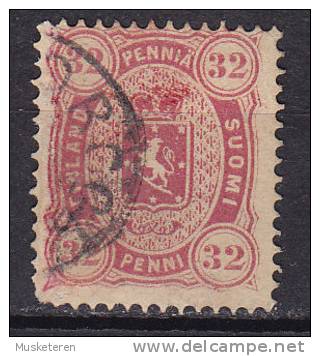 Finland 1875 Mi. 11     32 P Wappen Arms Type Perf. 14 X 13½ (2 Scans) - Usati