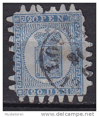 Finland 1875 Mi. 8 C X     20 P Wappen Arms Type (2 Scans) - Used Stamps