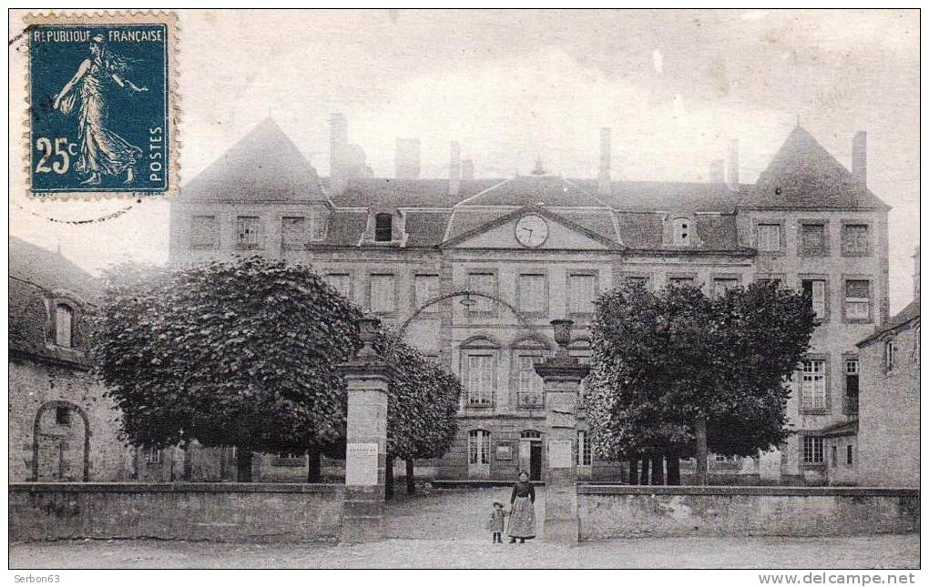 CARTE POSTALE ANCIENNE CPA 63460 COMBRONDE AUVERGNE PUY De DÔME HOTEL DE VILLE XVIIIème EDIT RAYMOND LIBRAIRE ECRITE - Combronde