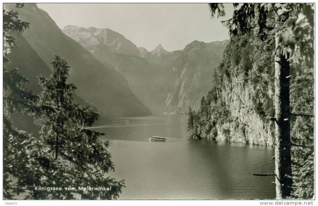 GERMANY-KONIGSSEE VOM MALERWINKEL-CIRCULATED - Berchtesgaden