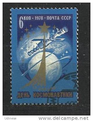 USSR 1978 - COSMONAUTIC DAY - USED OBLITERE GESTEMPELT - UdSSR