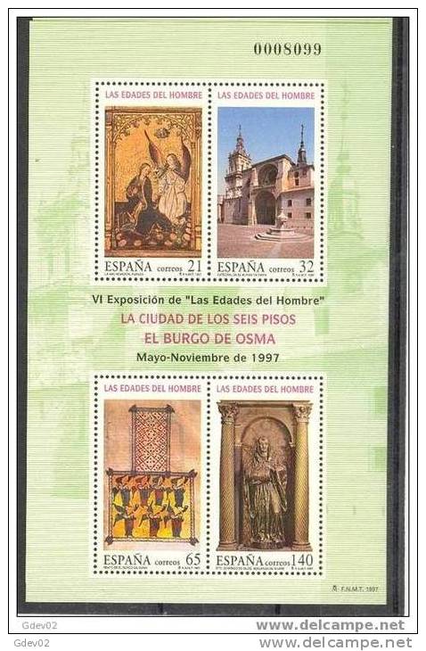 ESPO63-L2159TPSO. España Spain Espagne PRUEBA OFICIAL 63.(PO 63)LAS EDADES DEL HOMBRE.1997 LUJO - Otros & Sin Clasificación