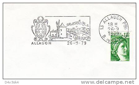 1979 France 13 Allauch Windmill Moulin A Vent Mulino A Vento Windmuhle - Windmills