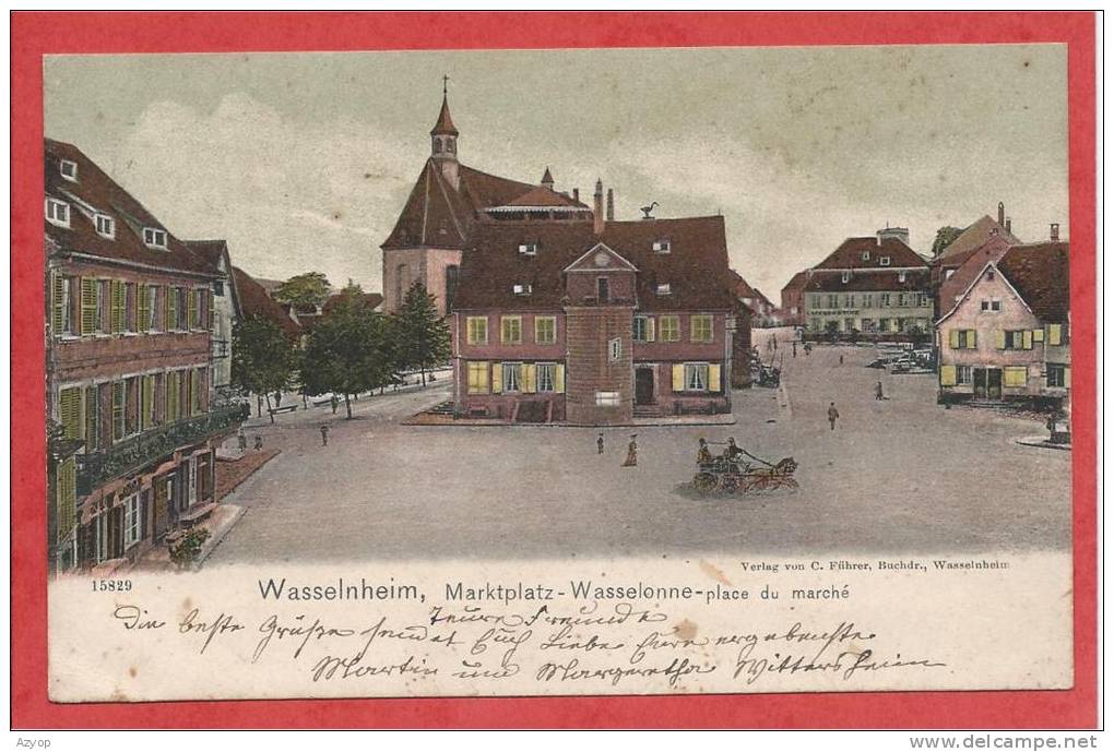 67 - WASSELNHEIM - WASSELONNE - Marktplatz - Place Du Marché - Wasselonne