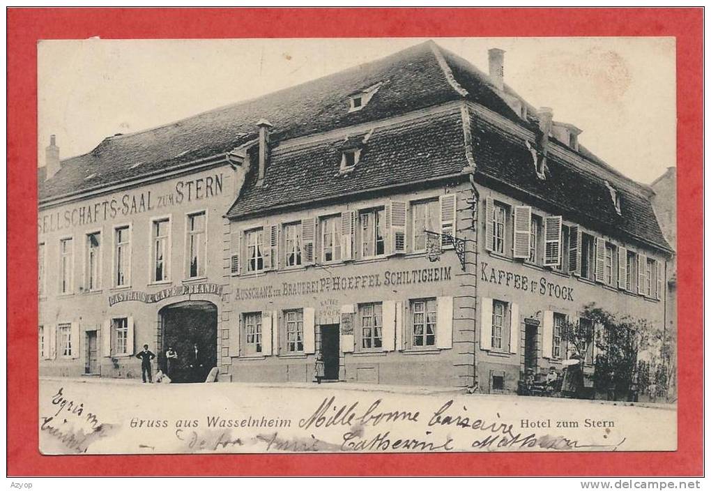 67 - GRUSS AUS WASSELNHEIM - WASSELONNE - Hotel Zum Stern - Wasselonne