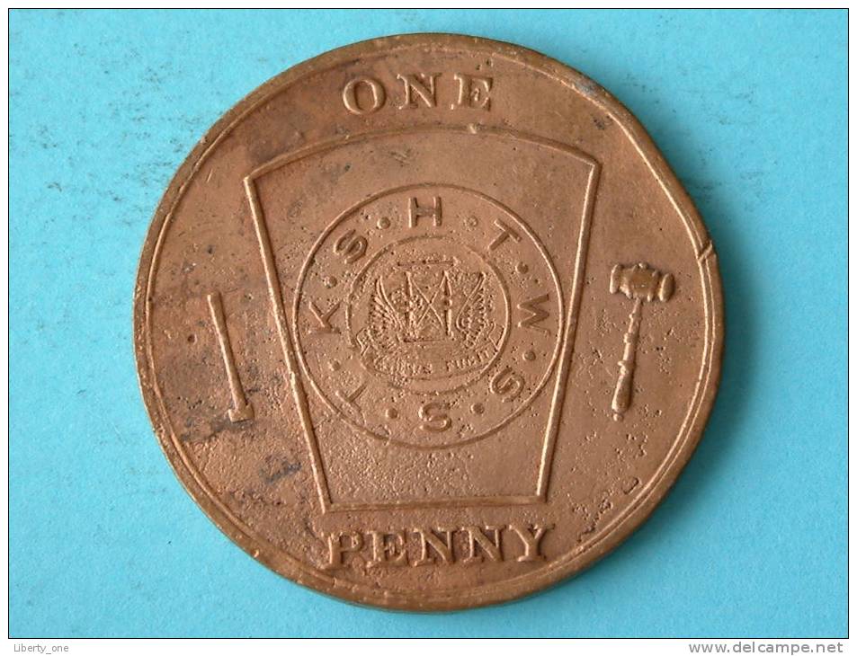 EUREKA CHAPTER N° 4 R.A.M. WASHINGTON DC / ONE PENNY ( 10,7 Gr. - For Grade And Details, Please See Photo ) ! - Other & Unclassified