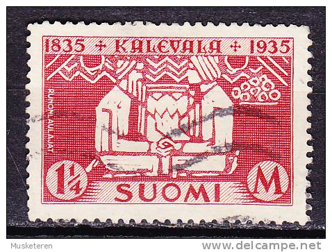 Finland 1935 Mi. 191     1 1/4 M Nationalepos Kalevala Durch Elias Lönnrot Runosänger - Oblitérés