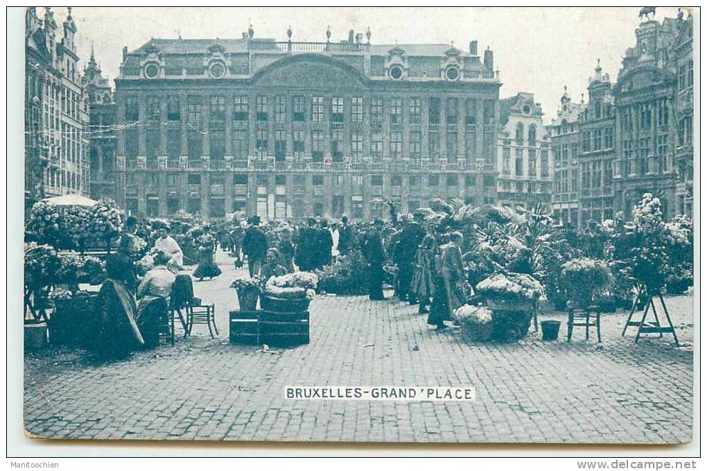 BELGIQUE BRUXELLE GRAND PLACE JOUR DE MARCHE - Markten