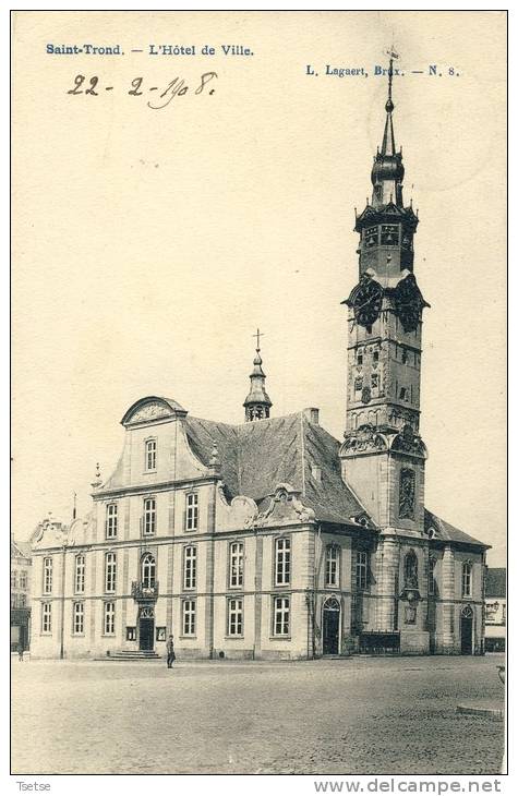 Sint-Truiden / Saint-Trond - Hôtel De Vile -1908 ( Verso Zien ) - Sint-Truiden