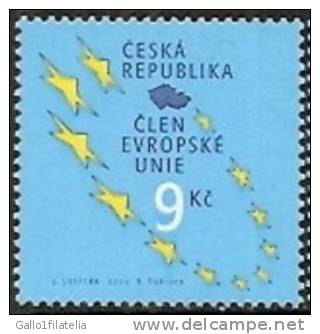 2004 - REPUBBLICA CECA - ENTRATA IN EUROPA UNITA. MNH - Emissioni Congiunte