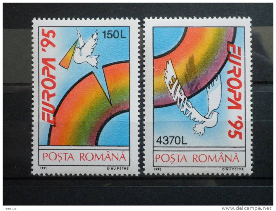 Romania - 1995 - Mi.Nr.5084-85 - MNH** -  EUROPA -  Peace And Freedom - Complete Set - Ongebruikt