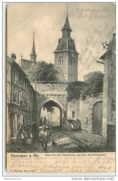 ALLEMAGNE REMAGEN EGLISE DESSIN - Remagen