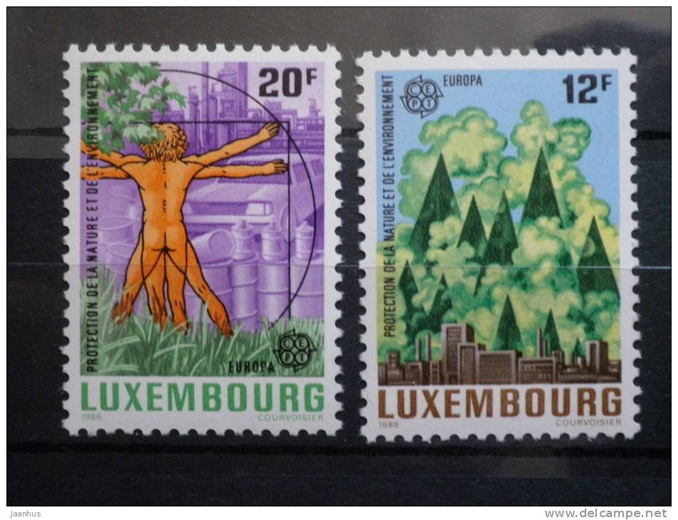 Luxembourg - 1986 - Mi.Nr.1151-52 - MNH** - Europa CEPT -  Nature And Environmental Protection - Complete Set - Nuovi