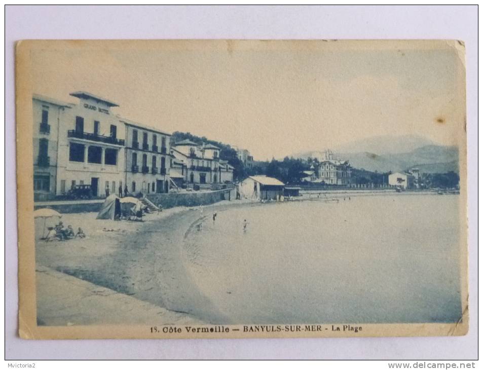 BANYULS Sur MER - La Plage - Banyuls Sur Mer