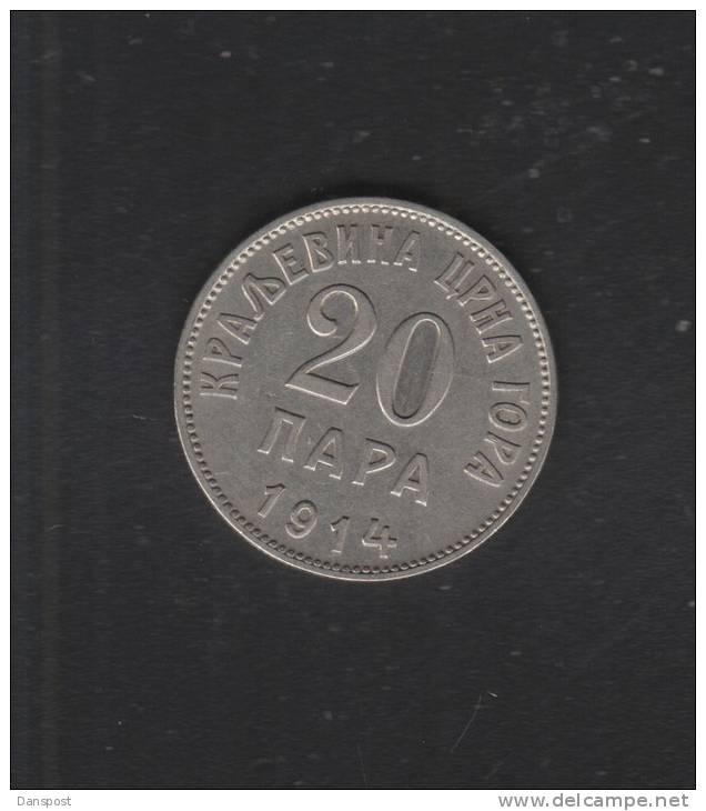 Montenegro 20 Para 1914 - Yugoslavia