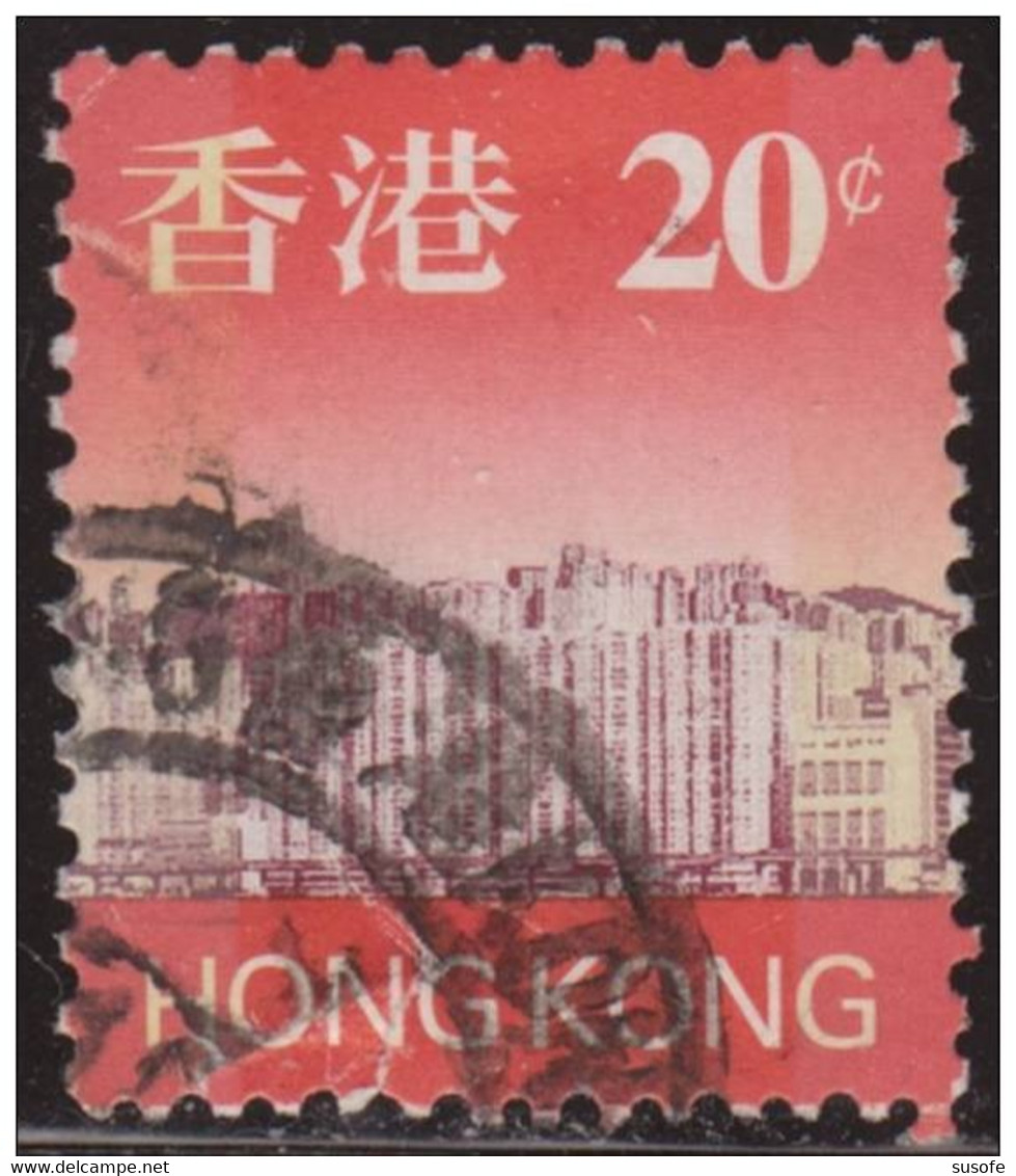 Hong Kong China 1997 Scott 764 Sello º Vistas Panoramicas De Dia Desde El Puerto Skyline Michel 790a Yvert 819 Stamps - Usati